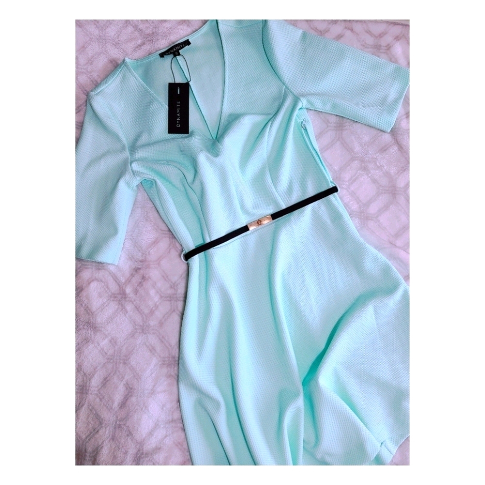 (NEW)DYNAMITE Fit & Flare Knit Dress